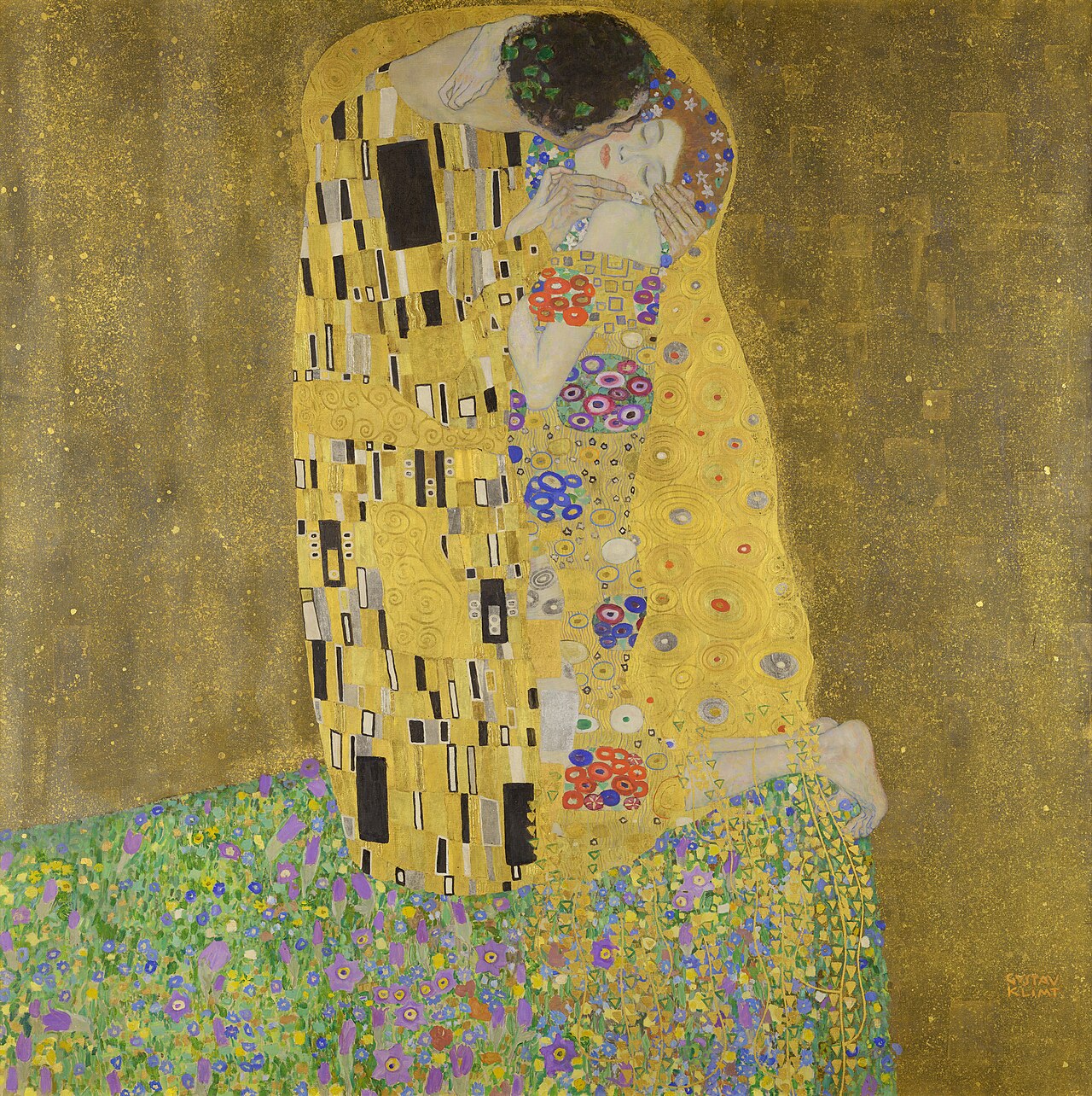 The Kiss. Gustav Klimt, 1908.