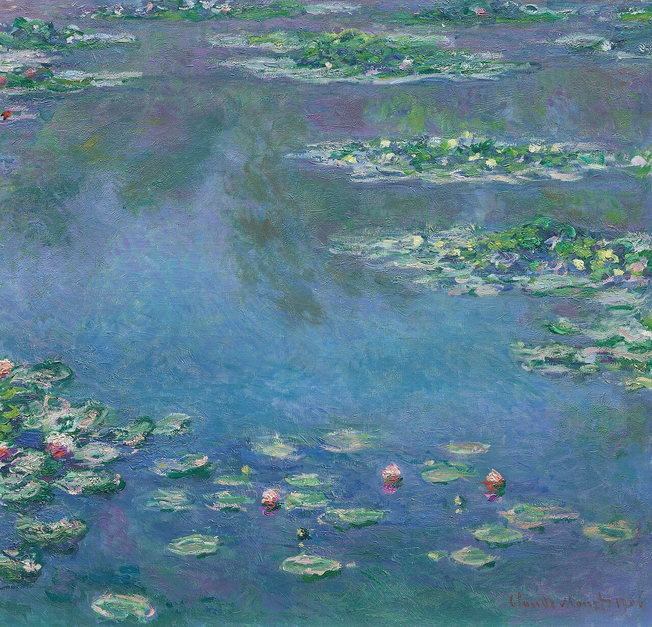 Water Lilies. Claude Monet, 1906.